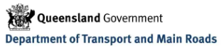 Department of Transport and Main Roads Queensland logo